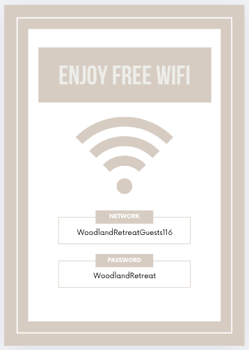 21 Airbnb Host Editable & Printable Signs