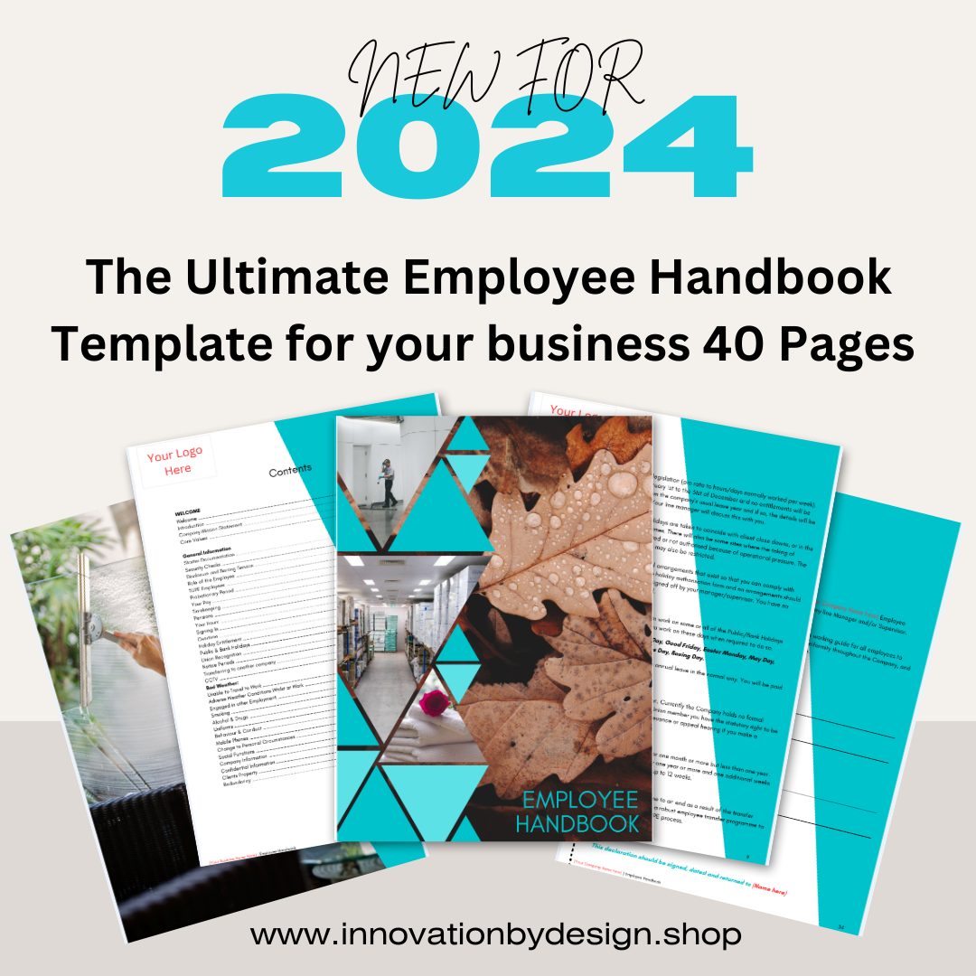 Employee Handbook Template | Fully Editable Document