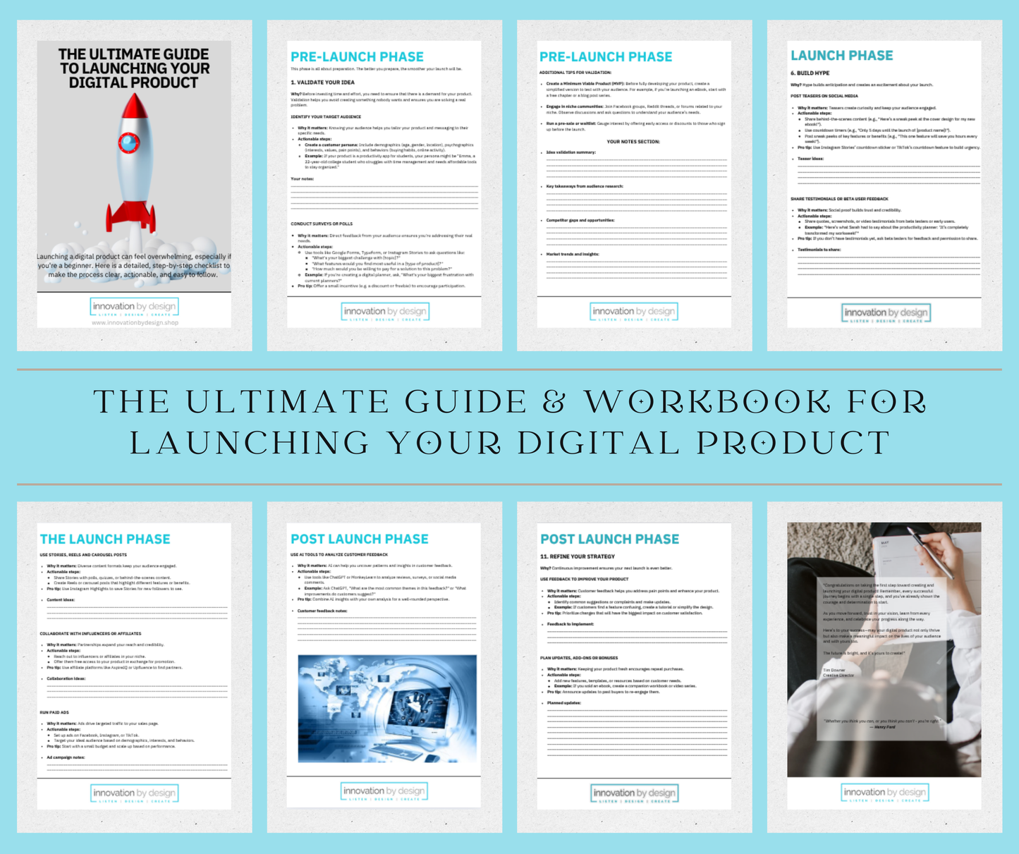 The Ultimate Guide for Launching your Digital Product - 25 Page Workbook