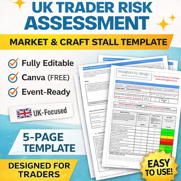 Traders & Stallholders Risk Assessment Template | Fully Editable Document