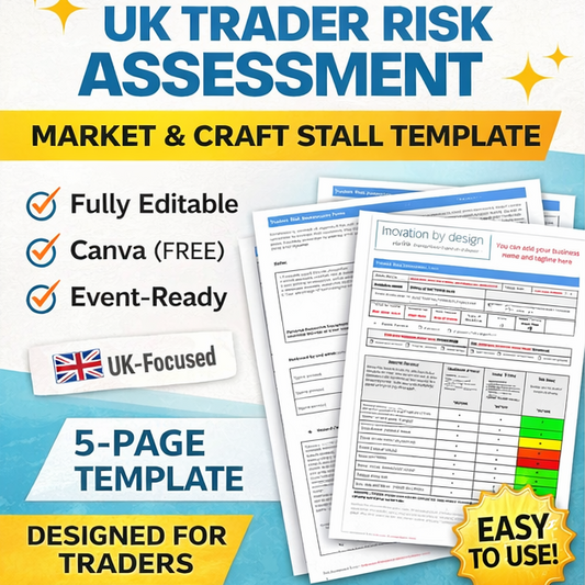 Traders & Stallholders Risk Assessment Template | Fully Editable Document