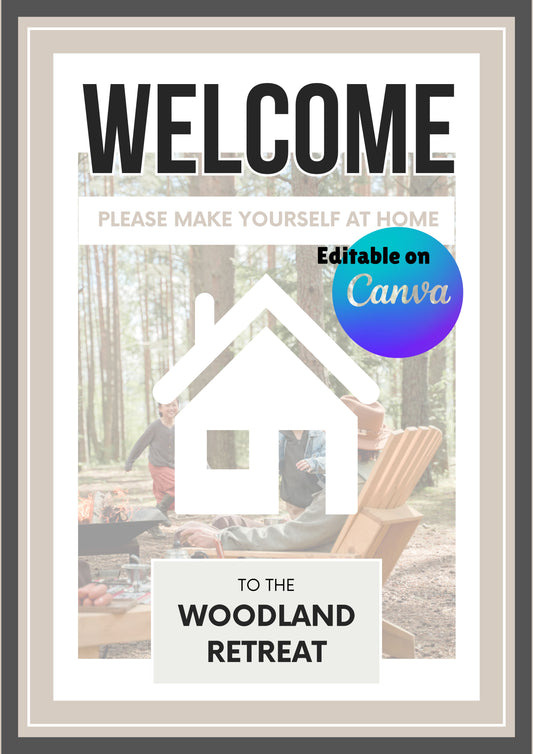 21 Airbnb Host Editable & Printable Signs