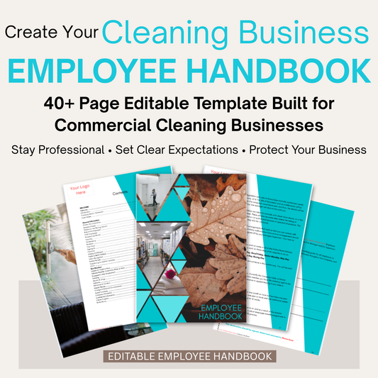 Employee Handbook Template | Fully Editable Document