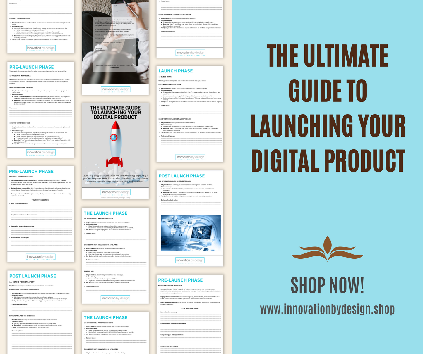 The Ultimate Guide for Launching your Digital Product - 25 Page Workbook