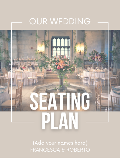 Comprehensive Wedding Seating Plan Template | Fully Editable Document