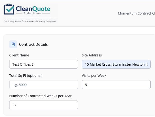 CleanQuote Solutions - Pricing & Proposal Creating App